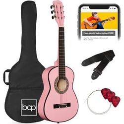 Kids 30 Inch Pink Acoustic Guitar (New In box)