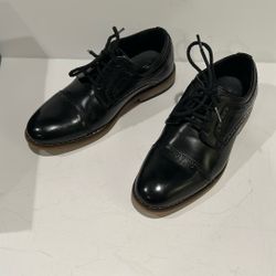 Boys Black Dress Shoes by Stacy Adams Size 12M