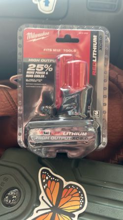 2 Milwaukee Red Lithium M12 XC5.0 Battery
