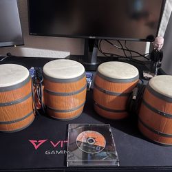 Game Cube DK Bongos With Donkey Konga Game