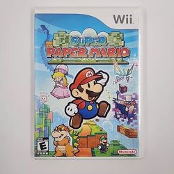 Super Paper Mario Nintendo Wii Complete CIB