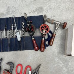Lot Of Vintage and New Carpenter Tools Wood Working Tools 