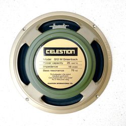 Pair UK Celestion Greenbacks G12M 25 watt 16 ohm