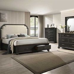 40% SALE Queen Size Platform Bedroom Set With Storage