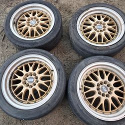 5 lug universal STR 17 inch wheels