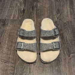 Birkenstock Shearling Kids Sandals 