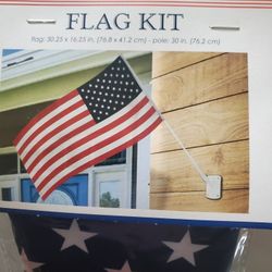 American  Flag   New In Package