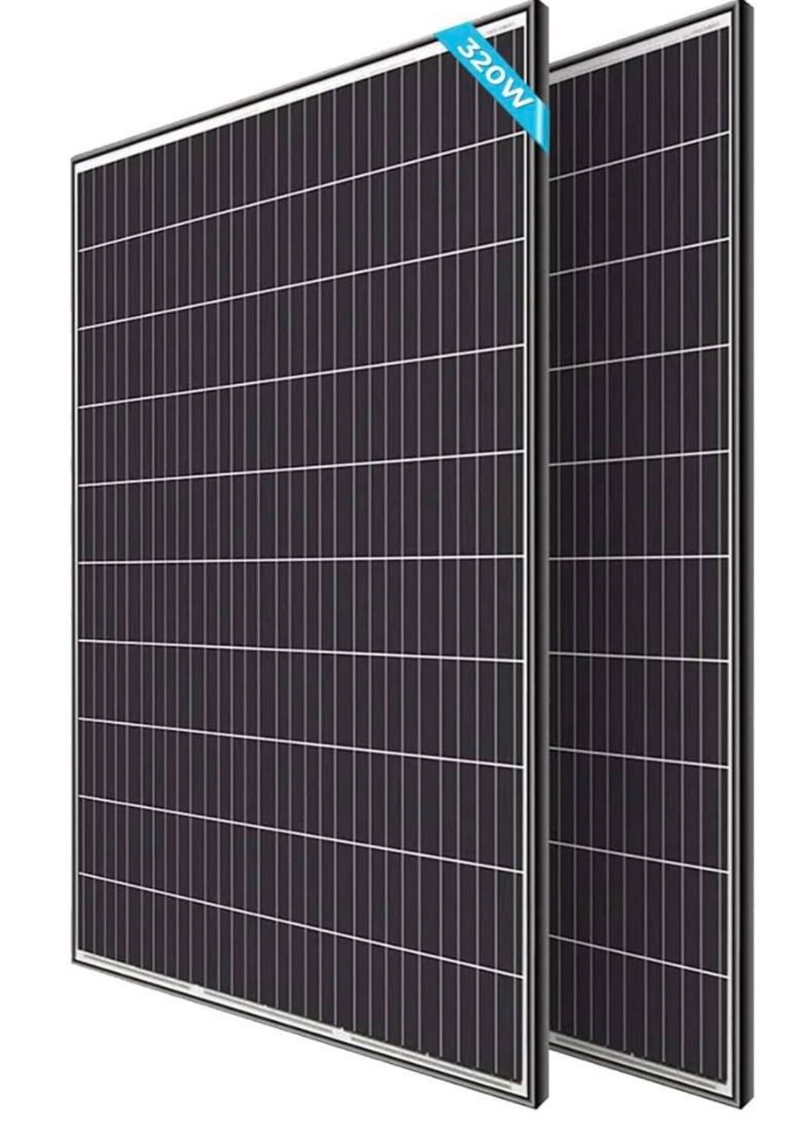 New 325w Solar Panels - 2pk