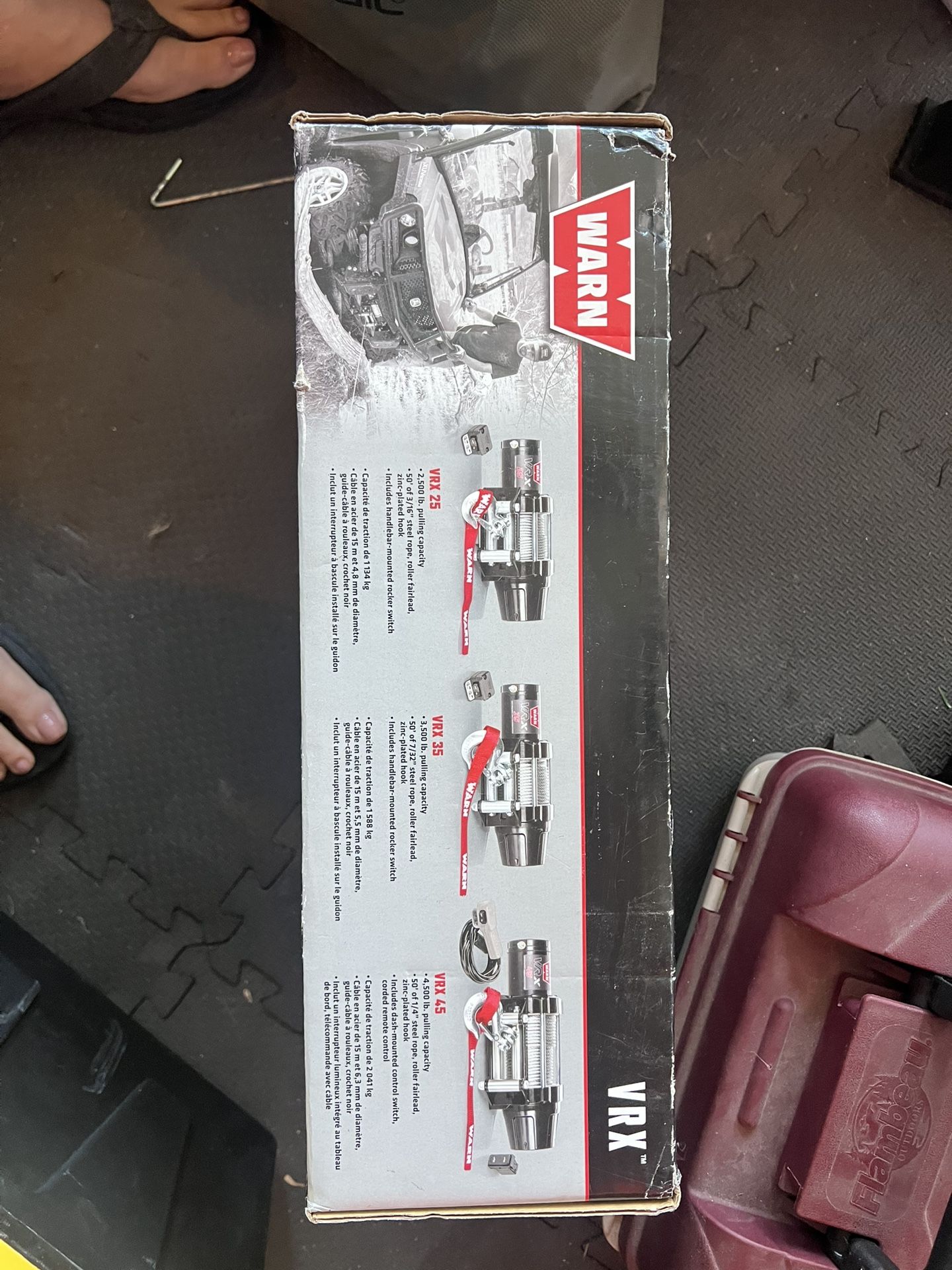 Warn W/ Steel Roller Winch