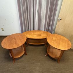 Oval Coffee Table $70. 2 End Side Table $30ea. Center Table, Accent Table Pair.