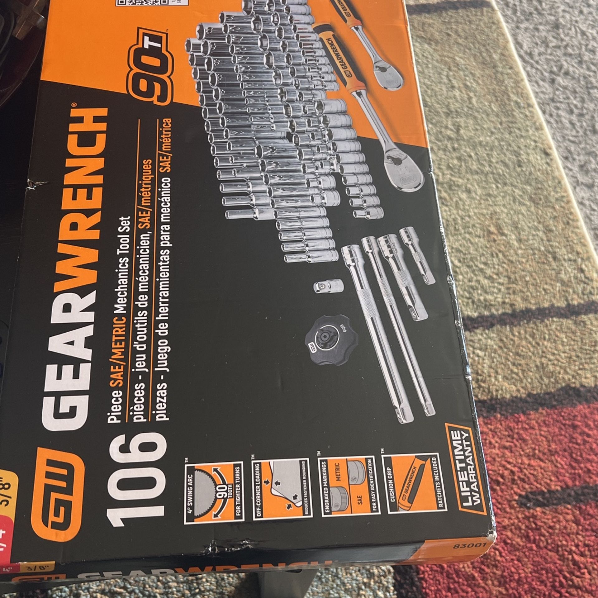 GearWrench 106 Piece Mechanic Tool Set