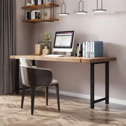 28”H x 18”W Metal Table Legs (Set of 2) - C60