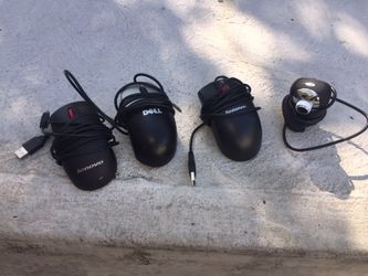 3 mouse n webcam all for $30.....pick up in Holliston ma