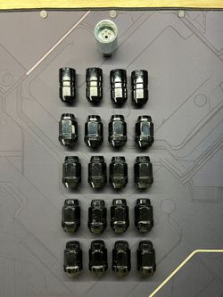 MCGARD BLACK SET LUG NUTS 14 X 1.5mm