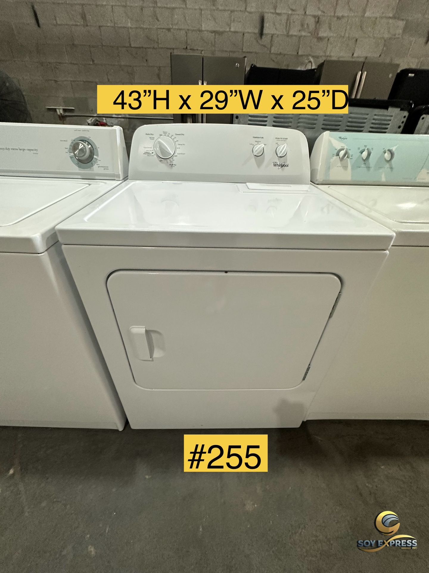 Whirlpool Dryer Electric (#255)