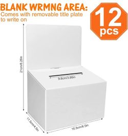 12 Pack- Multipurpose Box With Slot
