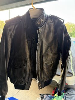 Men's Black leather motorcycle jacket - Drag Specialties