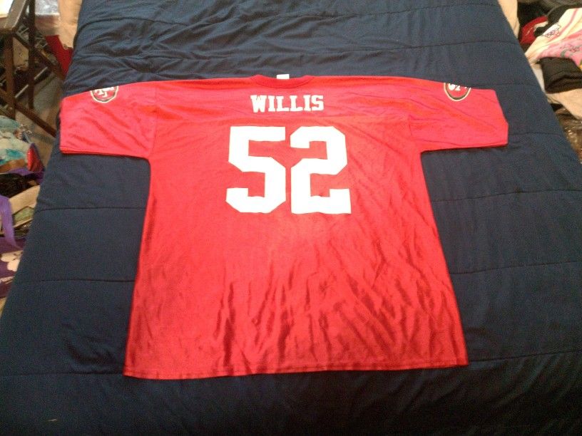 NFL Team Apparel San Francisco 49ers Patrick Willis #52 Jersey Size 2XL.
