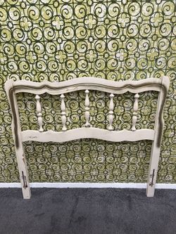 Vintage Twin Headboard - White