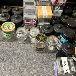 Glass Jars 1$ A Piece 