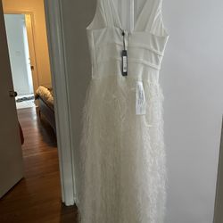 BCBG White Formal Dress 