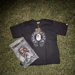 bape x chromeheart tee