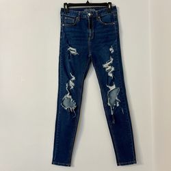 Wild Fable High Rise Skinny Blue Jeans Women’s Size 4 