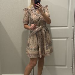 Matchmaker Mini Shirt Dress, Size M
