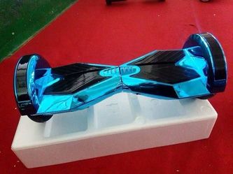 8" Lamborghini chrome blue Hoverboard hover board . Special price $299