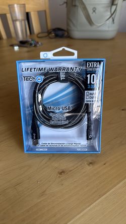 10 ft Micro USB Sync/Charge Reflective Braided Cord