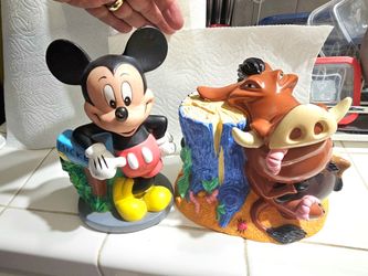 VINTAGE COIN BANKS 9" TALL WALT DISNEY IN NORWALK