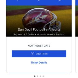 ASU vs. UA Sun Devil Football Vs Arizona