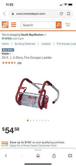 3 Story Fire Escape Ladder