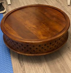 West elm wood coffee table