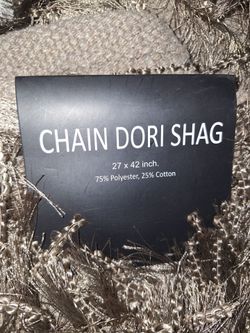 Chain dori shag carpet 27 × 42 in