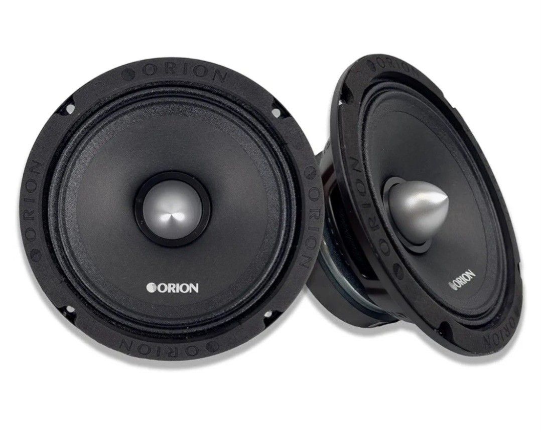 ORION Cobalt CM65 High Efficiency 6.5" Mid-Range Bullet Loudspeakers, 1000W Max Power, 250W RMS, 4 Ohm, 1.5" Voice Coil - Pro Car Audio Stereo, Midran
