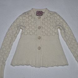 Women's Juicy Couture Vintage Cable Knit Cardigan Sweater