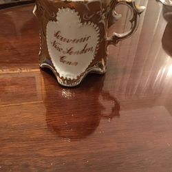 Vintage Souvenir China Cup From New London Conn.