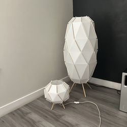 Floor And Table Lamp Set 