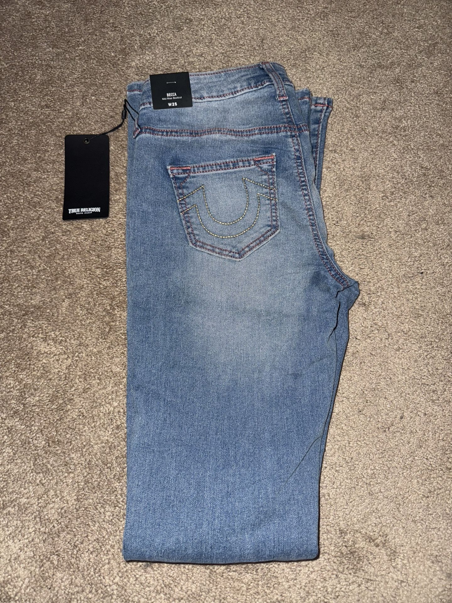 True Religion Becca Mid Rise Bootcut Jean S25 NWT