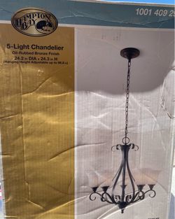 5 Light Chandelier Hampton Bay