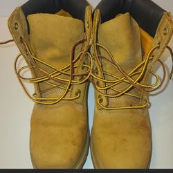 Timberland woman 6-Inch Waterproof Boot Sz 9M Pls Look At The Picture (S-G1)