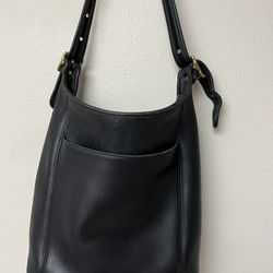 Coach Shoulder Black Purse Bag 
