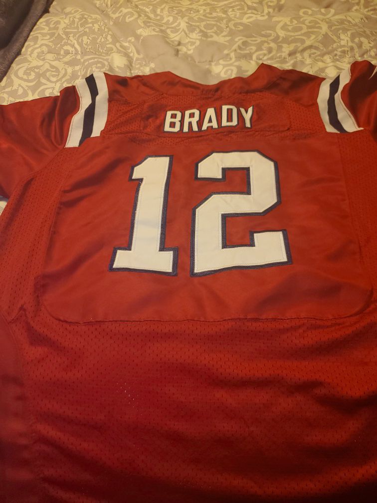 Tom Brady #12 New England Patriots Vapor Limited Jersey Throwback Red