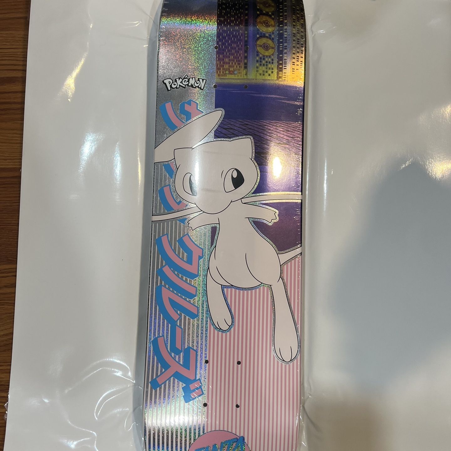 Santa Cruz X Pokémon Skateboard Deck Blind Bag (Mew) for Sale in