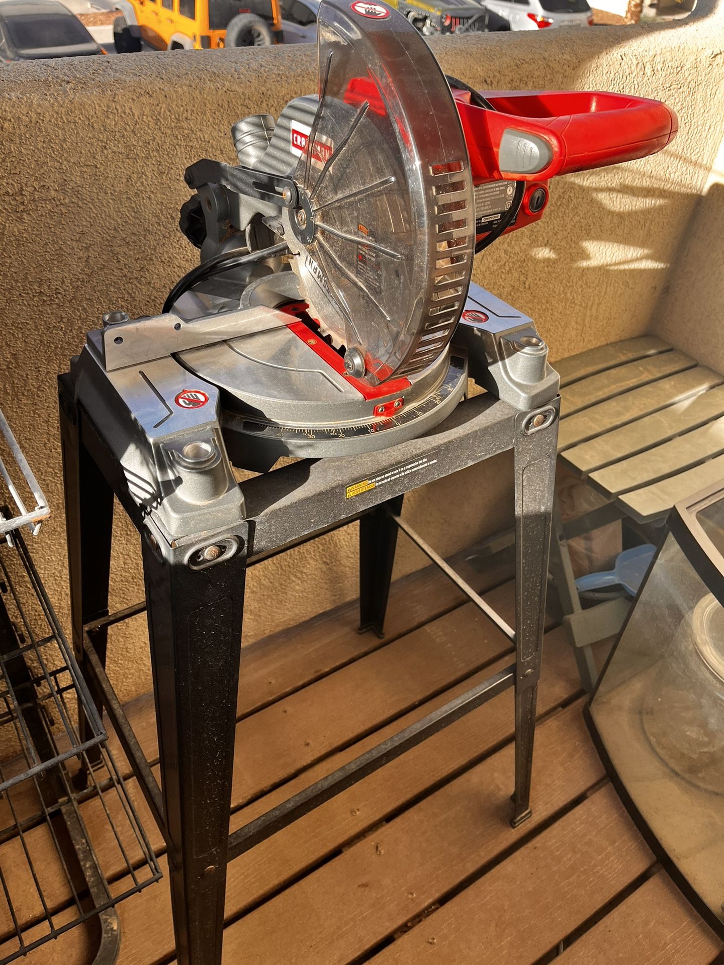 Craftsman miter Saw With Stand. for Sale in El Paso, TX OfferUp
