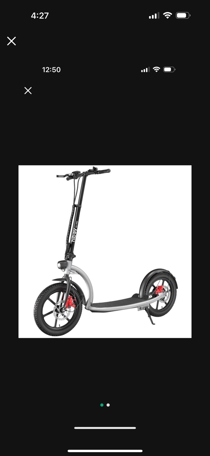 Electric Scooter Hiboy VE1 PRO New