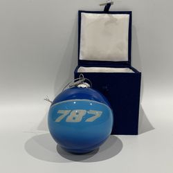 Boeing 787 Glass Ornament - 2012