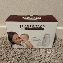 Momcozy Disposable Baby Bottle Kit, Wash-Free, Leakproof and Transfer-Free Breastmilk Storage Bags for Freezing, Heating and Direct Feeding, New Mom G