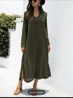 Women's Long Sleeve Shirt Dresses